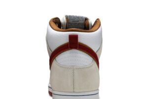 Nike SB Dunk High Sail Bright Crimson CV9499-100 - Brosneaker photo 7