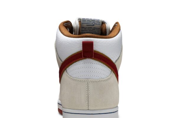 Nike SB Dunk High Sail Bright Crimson CV9499-100 - Brosneaker photo 7