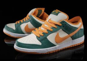 Nike SB Dunk Low Legion Pine Kumquat 304292-383 - Brosneaker photo 2