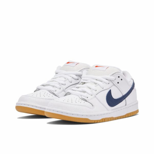 Nike SB Dunk Low Orange Label White Navy CZ2249-100 - Brosneaker photo 4