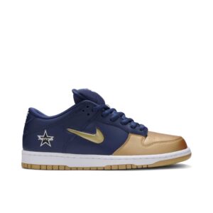 Nike SB Dunk Low Supreme Jewel Swoosh Gold CK3480-700 - Brosneaker photo 1
