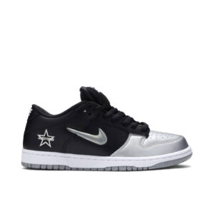 Nike SB Dunk Low Supreme Jewel Swoosh Silver CK3480-001 - Brosneaker photo 1